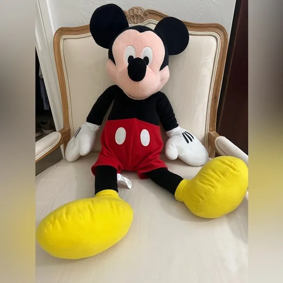 Vintage Mickey Mouse Plush Large - Picture 1 of 6
